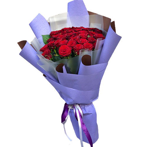 Фото товара 33 красные розы в Кременчуге