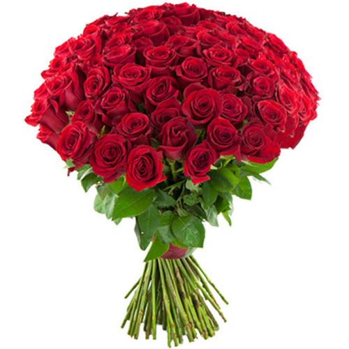 Фото товара 75 красных роз в Кременчуге