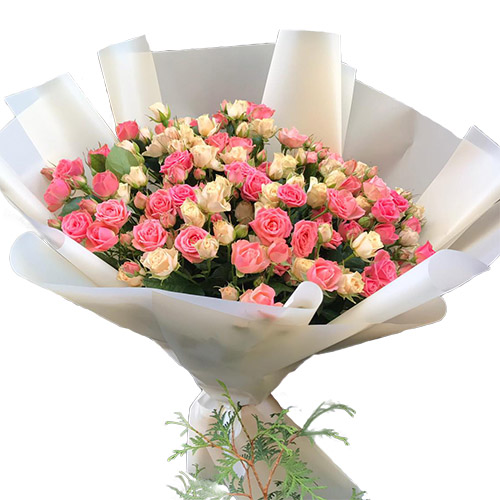 Фото товара 33 кустовые розы в Кременчуге