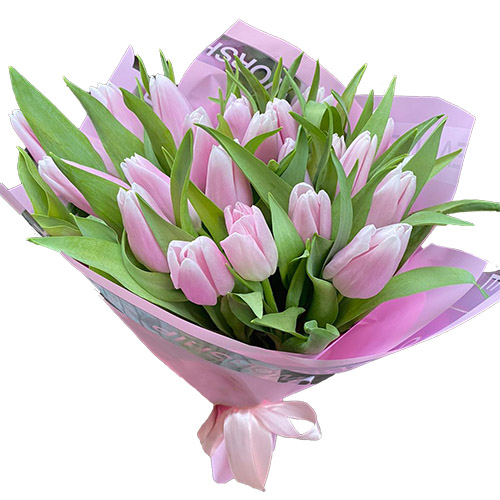Фото товара 21 нежно-розовый тюльпан в Кременчуге