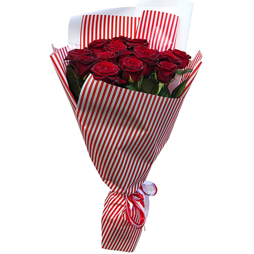 Фото товара 15 красных роз в Кременчуге