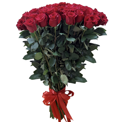 Фото товара 51 роза "Фридом" метровая в Кременчуге