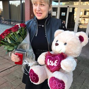 фото подарка большой плюшевый медведь в Кременчуге