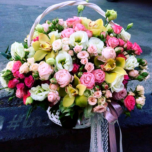 цветы и подарки на 8 Марта в категории Корзины | «Кременчуг Роза»