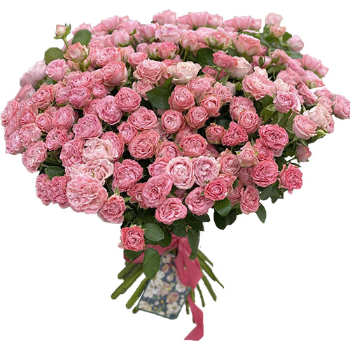 Фото товара 33 кустовые пионовидные розы в Кременчуге