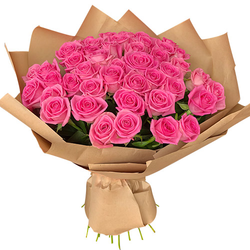 Фото товара Букет розовых роз - 51 шт в Кременчуге